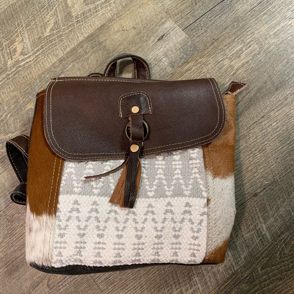 Myra Bag Cowgide Purse/Backpack